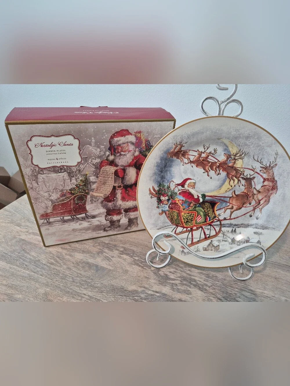 Pottery Barn Nostalgic Santa 10.5